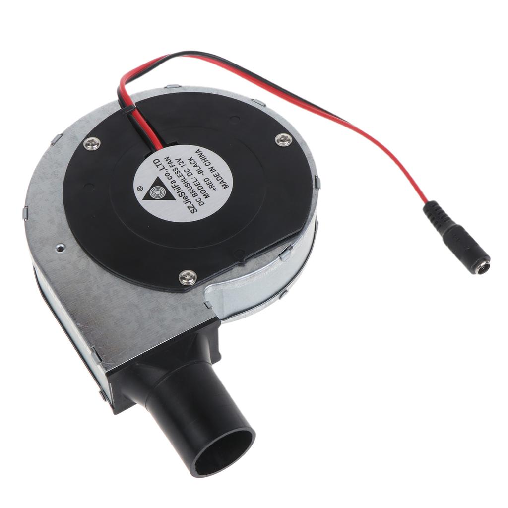Portable BBQ Fan for DC 12V 1.9A 5.5x2.1mm Air Turbo Blower for Barbecue Picnic Camping Fire Charcoal Starter Cooking To