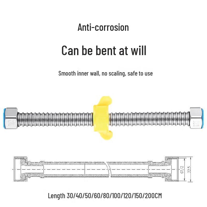 304 Stainless Steel Flexible Water Inlet Hose