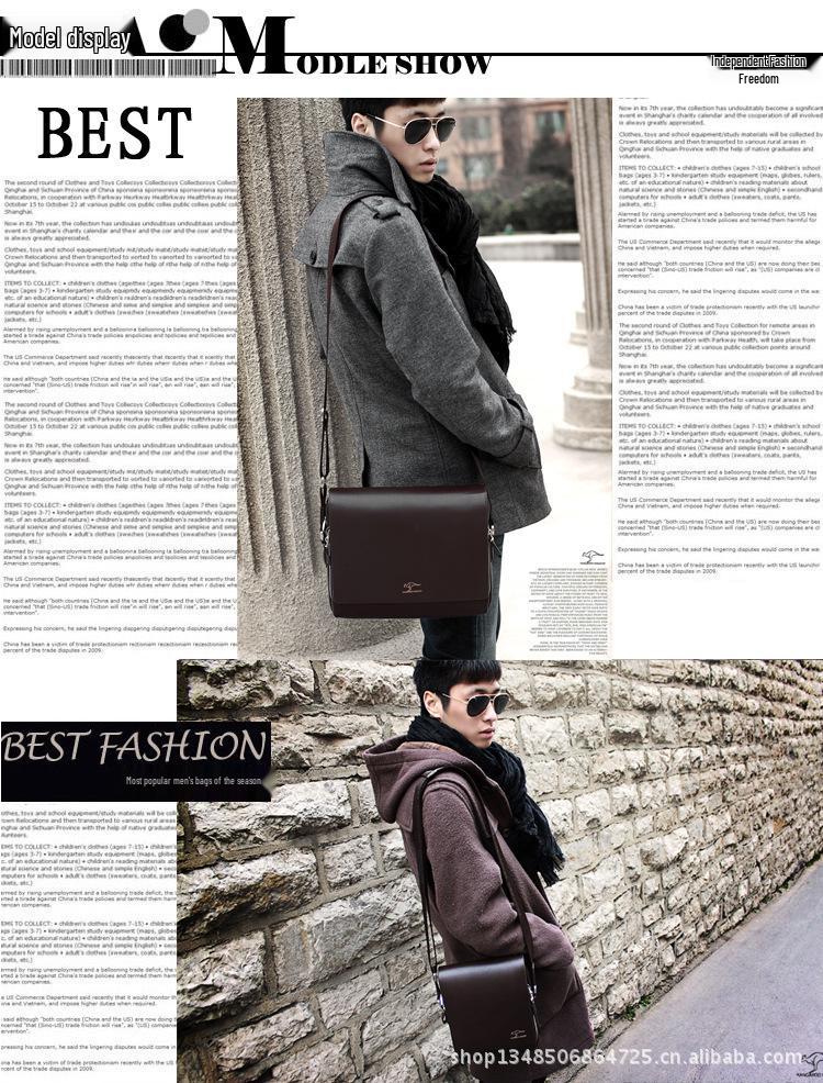 Men's Crossbody Shoulder Bag 4361 - Business Briefcase