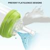 Jerliflyer 4pcs Bottle straws, hydrojug straw wide mouth silicone gravity ball design baby straw replacement no leakage baby drinking tools