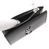 Saint Laurent Paris Bifold Compact Leather 575726 0SX0E 1000 Women's Wallet, Black, [Used]