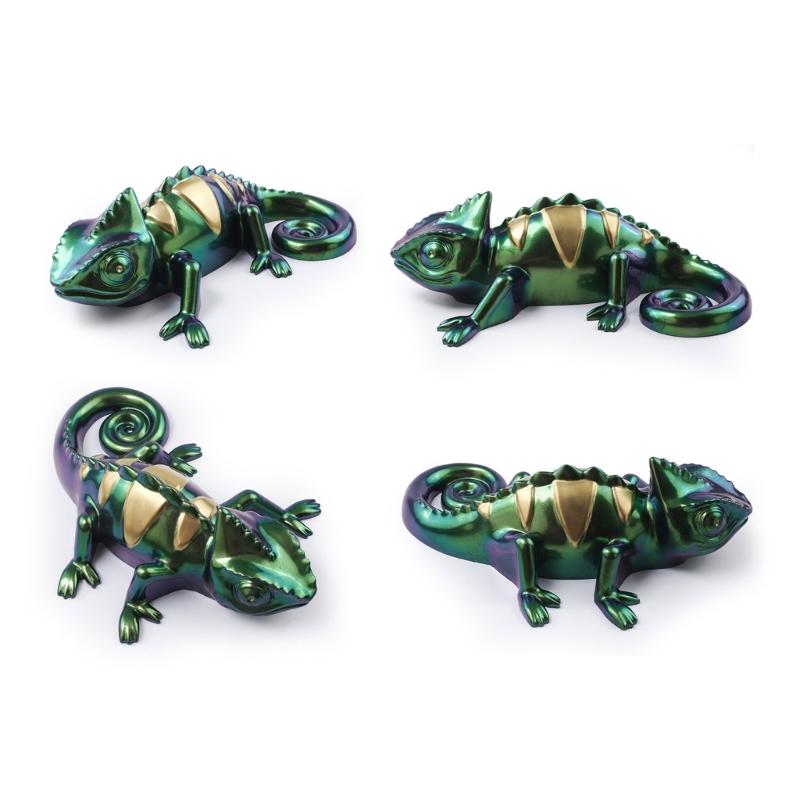 Flexible Anole Resin Mold Easy Releasing Design Silicone Texture for Epoxy Crafts and Creative Wall Decorations