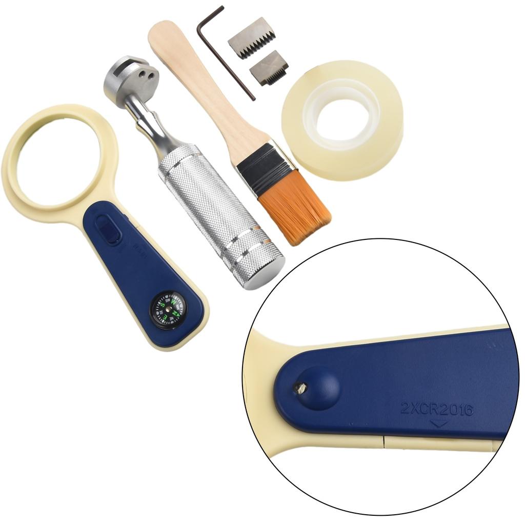 New Hot Cross Hatch Adhesion Tester Instruction Cross-Cut Tester Kit with 2 Blades