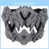 Vintage Resin Mechanical Bird Beak Half Face Mask For Halloween Costume Party Accessories
