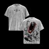 BLEACH Ichibe Hyosube Harajuku Retro T Shirt Men Clothing Anime Printed Vintage Washed Streetwear Oversized Pure Cotton T-shirt