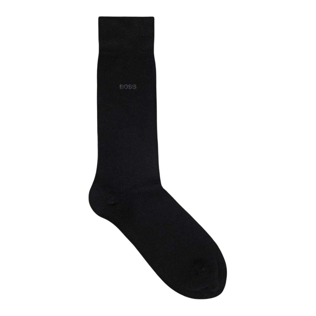 BOSS Unisex Adult Embroidered Logo Cotton Blend Crew Socks