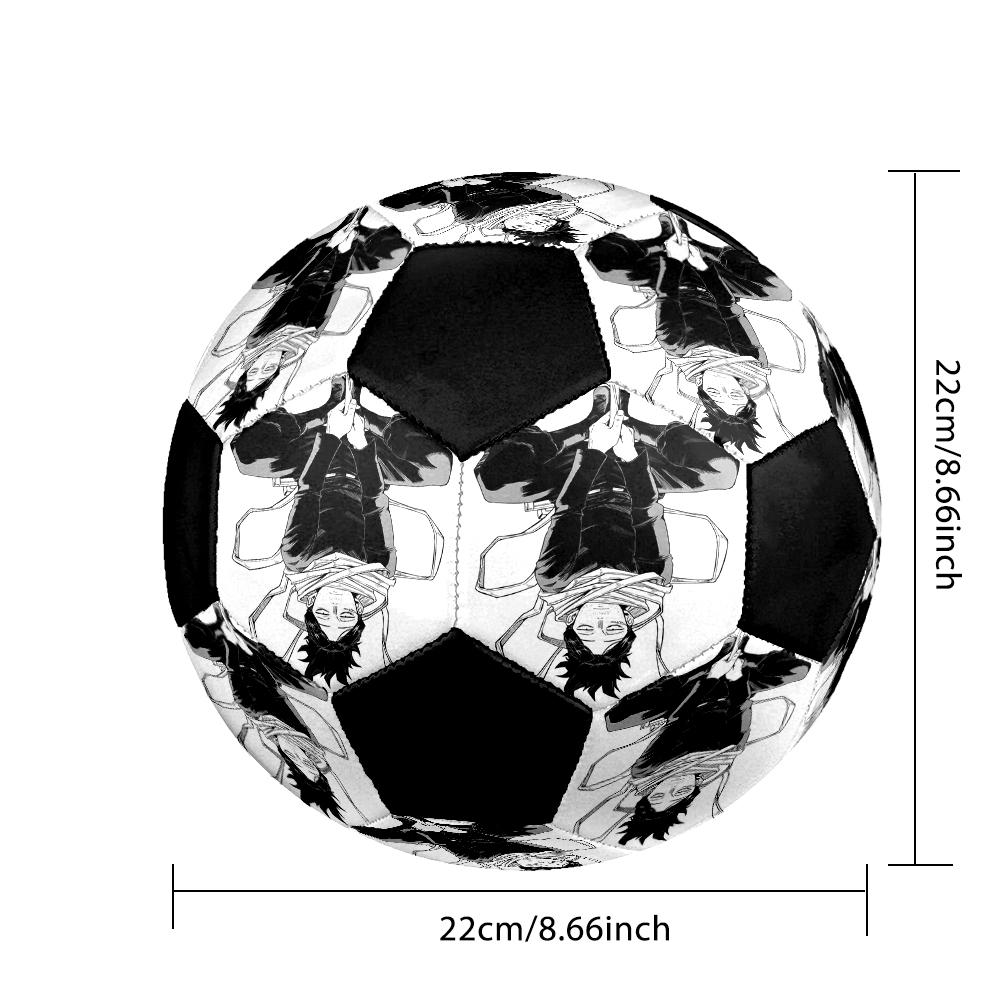 Soccer Ball Colorful Machine Stitched PVC Size 5 Team Training Competition Ready Durable High-Bounce Cool Sports Gift