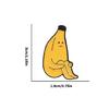 Unusual Sitting Banana Man Brooch Sturdy Alloy Pin To Showcase Your Playful Side