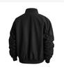 Men's Windproof Stand Collar Workwear Jacket - American Style, Three-Proof, Short, Loose Fit, for Spring & Autumn.
