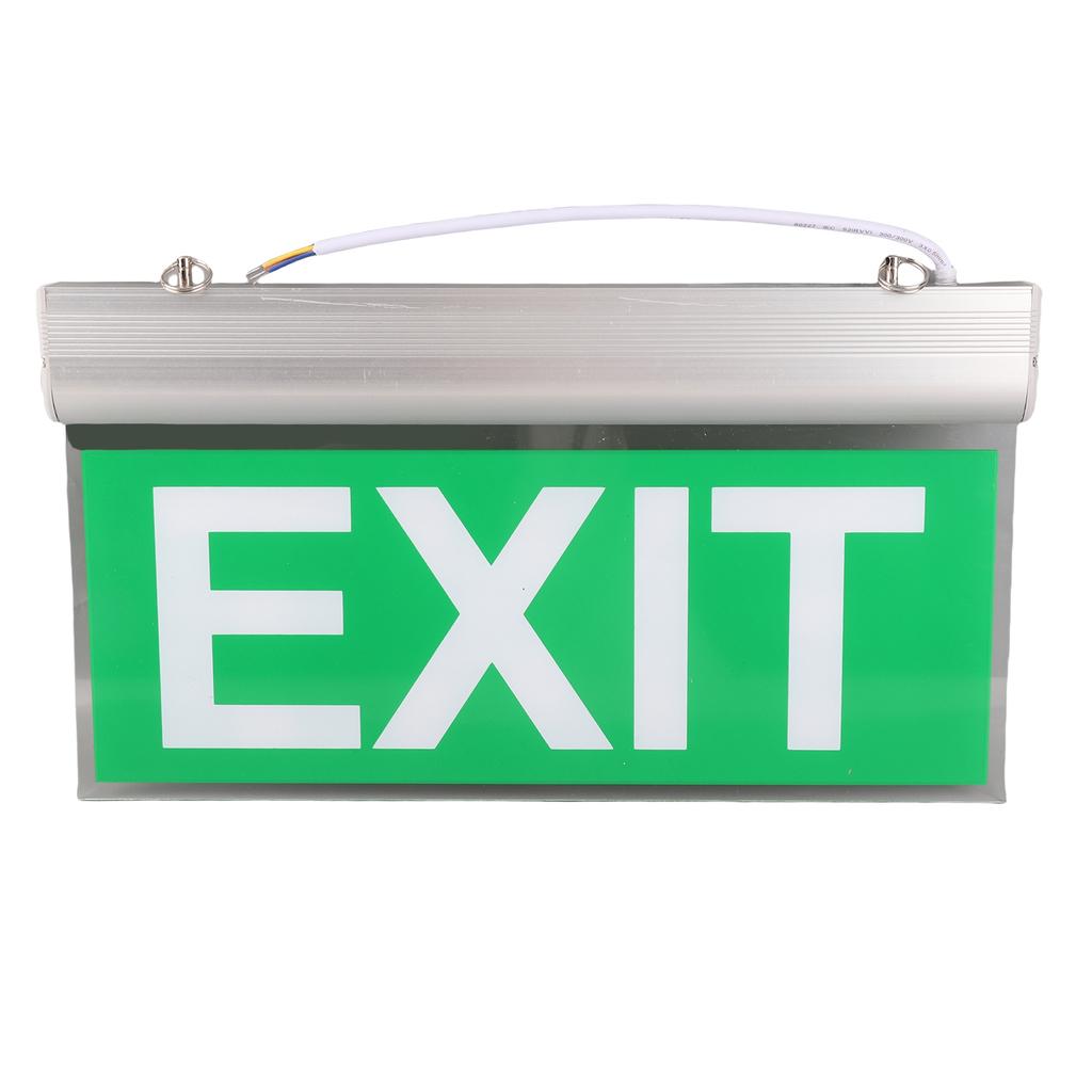 110‑220V Acrylic 3W 12 LEDs Emergency Exit Sign Light Safety Indicator Lamp