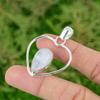 Daughters Day Deal Rainbow Moonstone Gemstone Heart Pendant Jewelry 925 Silver