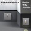 Motion Sensor LED Stair Footlight Recessed LED Step Light Lighting Fixture Wall Lamp  Staircase