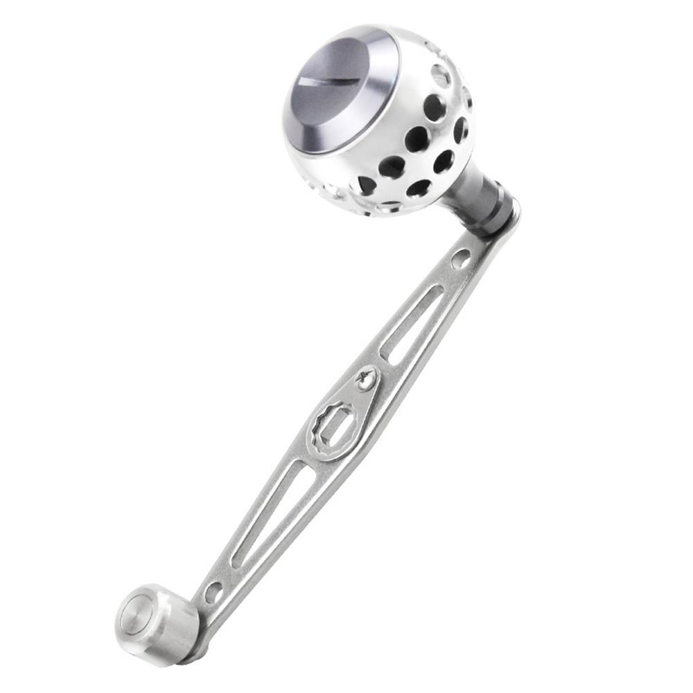 Manovella di Potenza Baitcasting in Lega di Alluminio per Mulinello da Pesca Rotondo Baitcaster