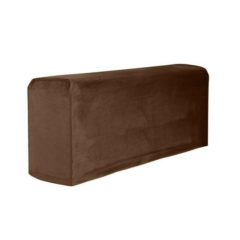 2Pcs Velvet Removable Armrest Covers Stretch Chair Sofa Arm Protectors Covers Armchair Covers Solid Color Couch Cover 1 Pair кофейный 2440₽