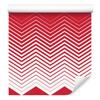 Wallpaper Geometric Pattern Coral, Red and White 50x1000