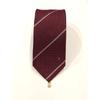 Daks Silk Blend Regimental Wine Tie Dmg1acf1239r1