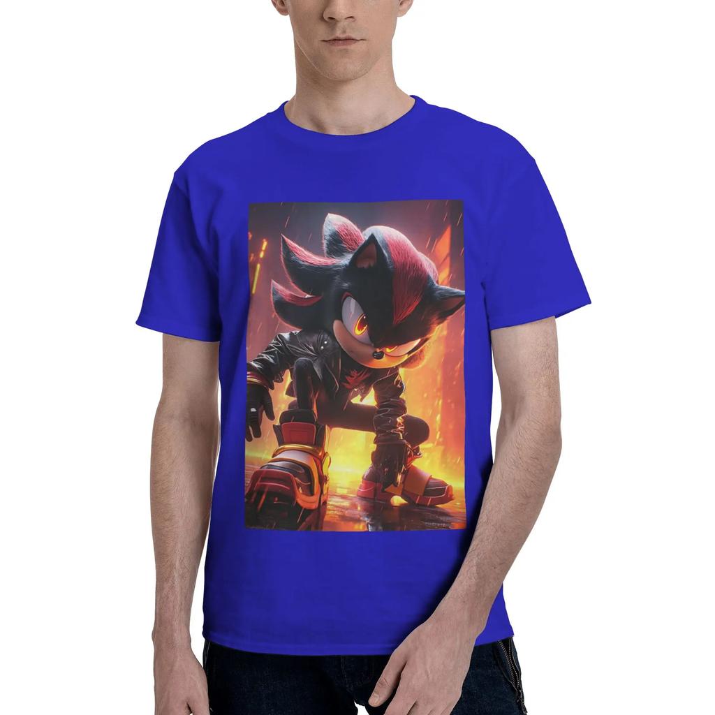 Shadow The Hedgehog 100 Cotton TShirt Mens Fashion T Shirts Men Crew Neck Short Sleeve S6XL