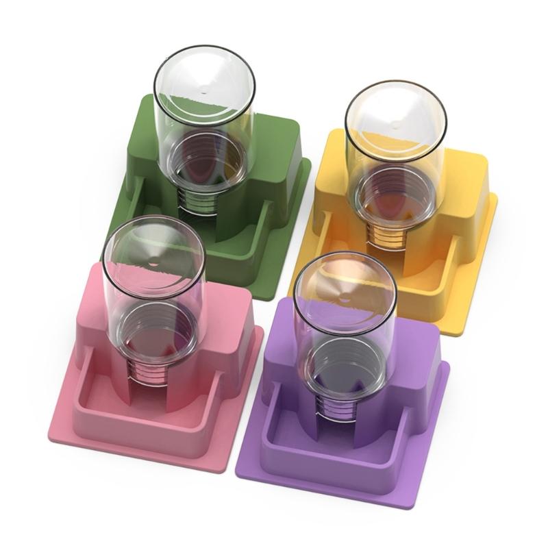 Multifunctional Transparent Reptiles Water Bowl Automatic Refill Function Reptiles Multi Level Design
