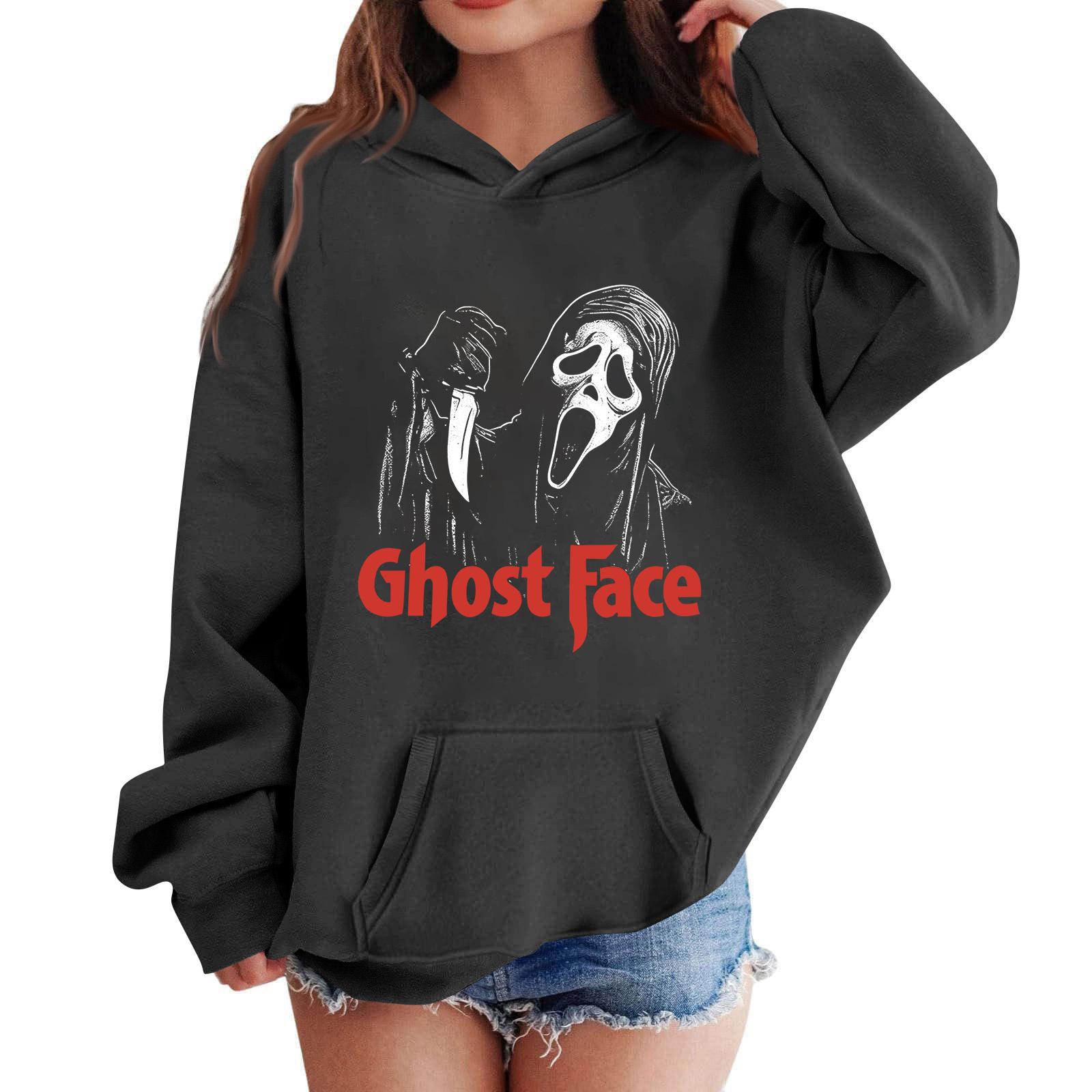 Girls Casual Printed Hoodie Pullover Sweatshirt Long Sleeve Sportswear Lightweight Warm Hooded Top for Youth Teens 160