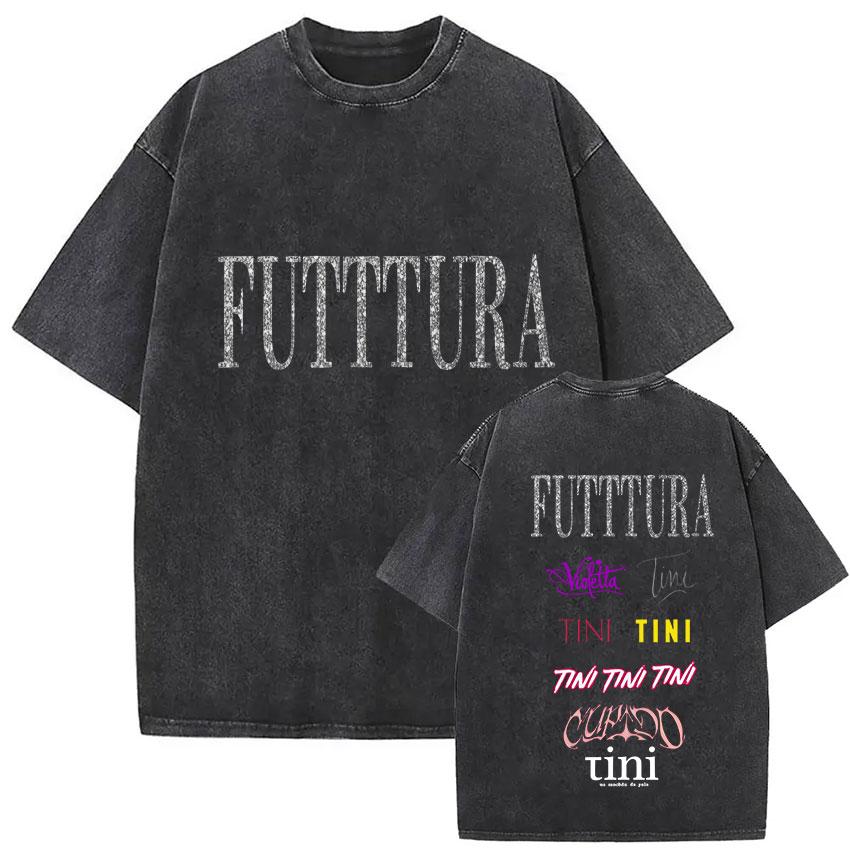 Vintage Washed Tini Stoessel Tour 2026 Graphic TShirt Men Women Casual High Quality Fashion Oversized Cotton T Shirt Streetwear