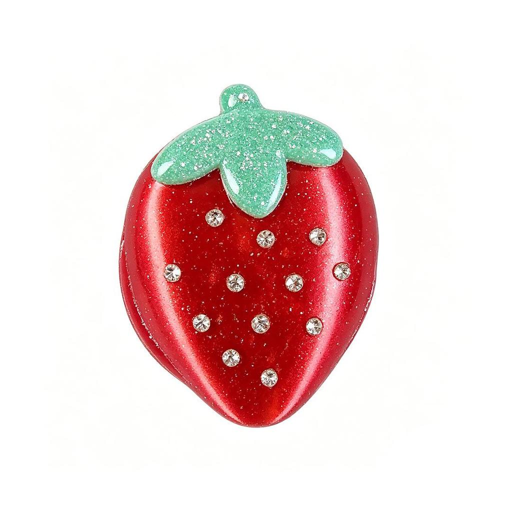 Strawberry Stand Magnetic Phone Case for iPhone 17 Pro Max, 16 Pro, 15th Gen - Full Protection