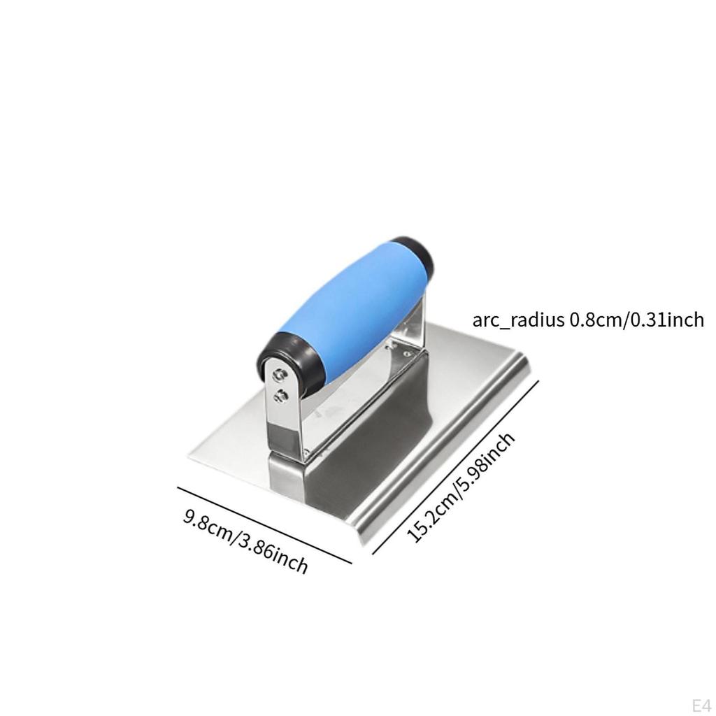Angle Trowel for Drywall Construction, Compact Hand Tool Concrete, Multifunctional