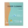 12pcs Floor Cleaner Lemon Scent Floor Cleaning Tablets for Mopping Bathroom Mopping Cleaner for Home  Bathroom Kitchen Tile