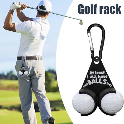 Porte-balle de golf Drôle Porte-balle de golf et distributeur avec clip mousqueton Sac de rangement portable pour balles de golf Golf pour golfeur