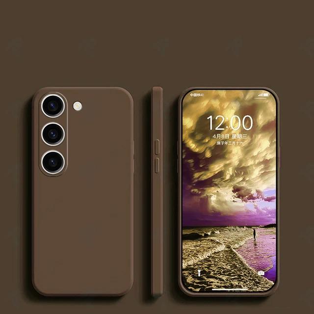 

Чехол S22 S24 S23 Ultra Plus, жидкий силиконовый чехол для телефона Samsung Galaxy S23 Fe S22 Ultra Plus S23Ultra 5G, мягкая задняя крышка For S23 FE