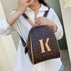 Light Luxury High-end Texture Fashionable Backpack, New Niche Trend Printed Backpack, Convenient Student Bag