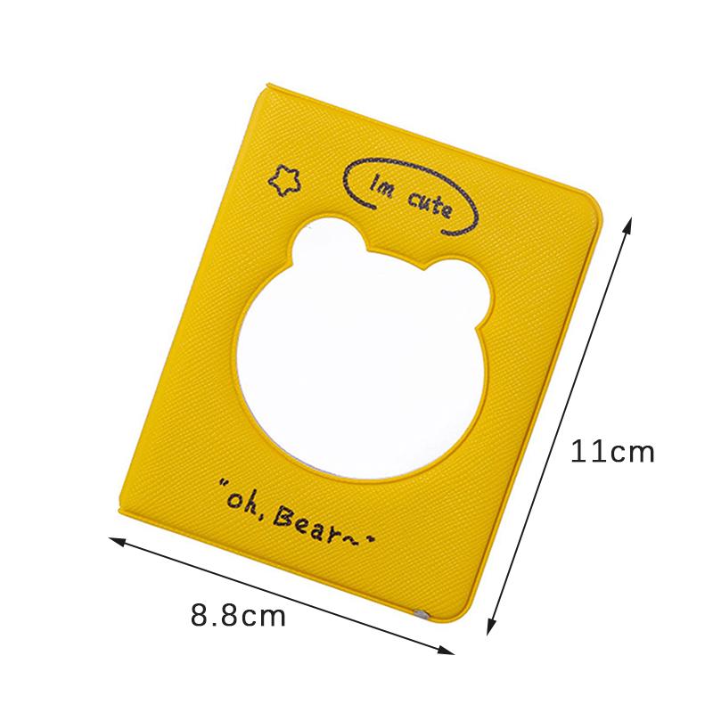 

3-дюймовый держатель для фотокарт с сердцем и любовью, полый фотоальбом, 32 кармана, папка для карт Kpop, мини-идол, чехол для хранения фотографий, коллекционная книга жёлтый