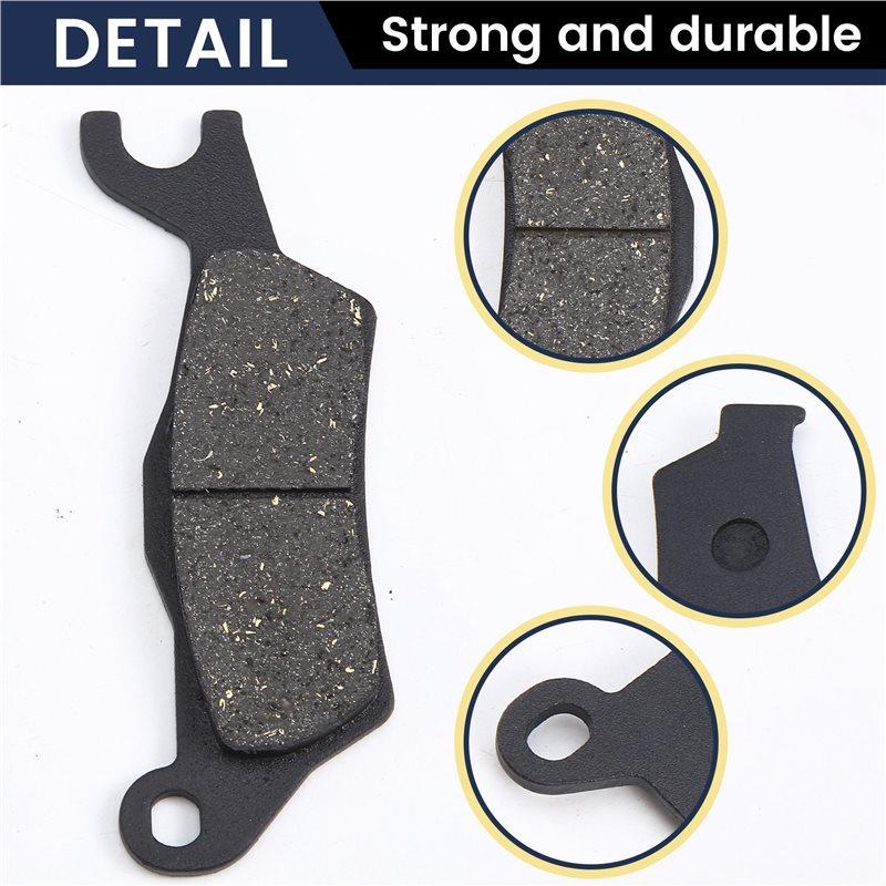 B08A-Front/Rear Brake Pad Set(6Pcs) Motorcycle For Can Am 570/570L/570 MAX 16-23 500/500 MAX 13-16- Part Numbers 705601014 70560