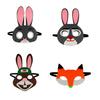 Halloween Maske Exquisite Form Lebendige Farbe Vliesstoff Cartoon Zootopia Film Thema Cosplay Maske Partyzubehör