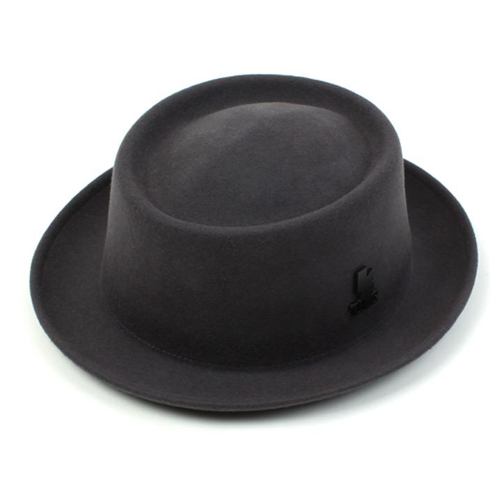 Very Short Wool Gray Fedora