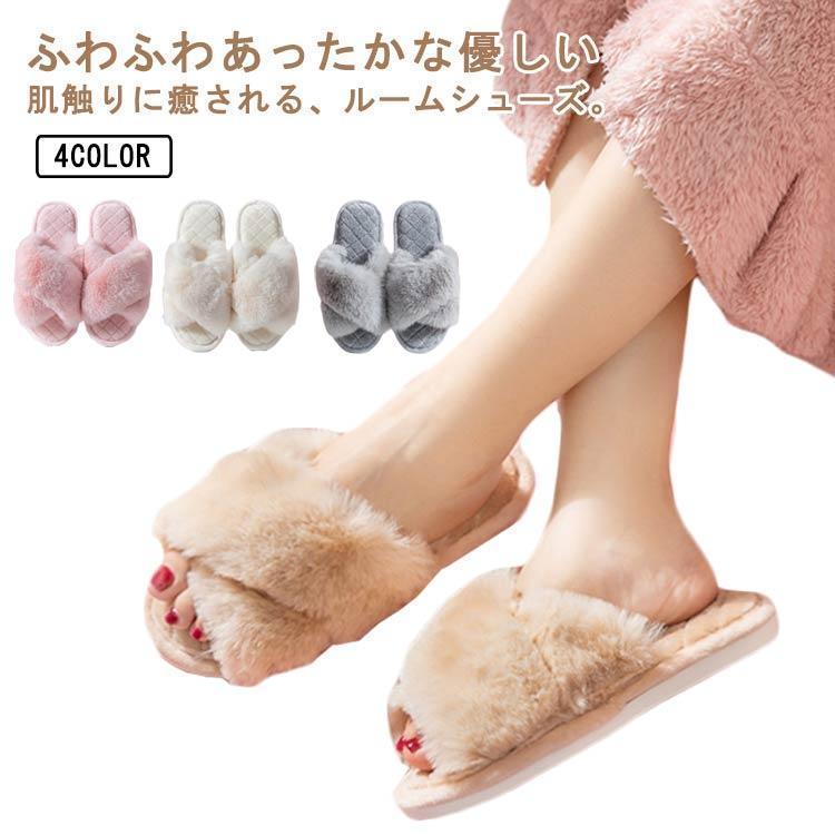 Slippers Warm Fluffy Room Shoes Winter Warm Women s Sandals Slippers Cute Faux Fur Stylish Fluffy Boa Slippers Room