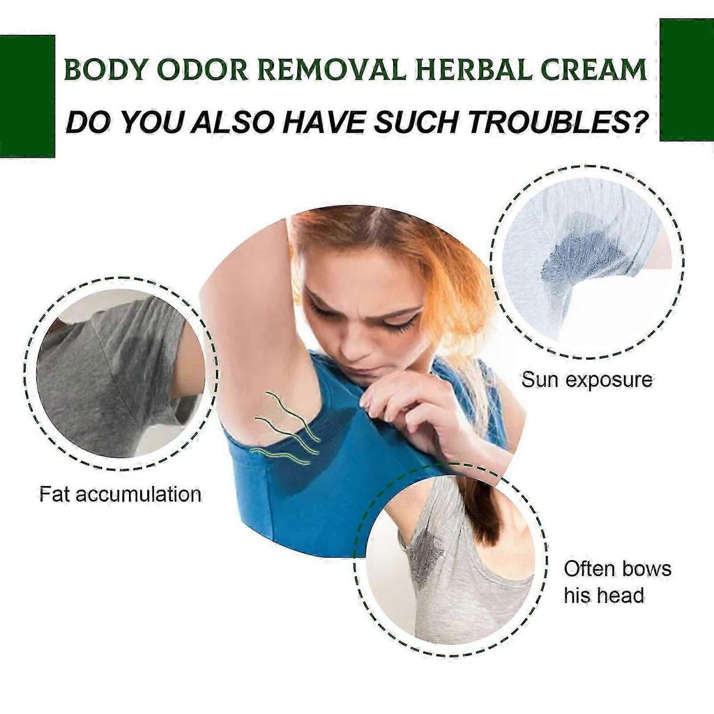 Eelhoe Body Care Herbal Cream Clean Armpit Odor Lasting Fragrance Refreshing Portable Neck Cream