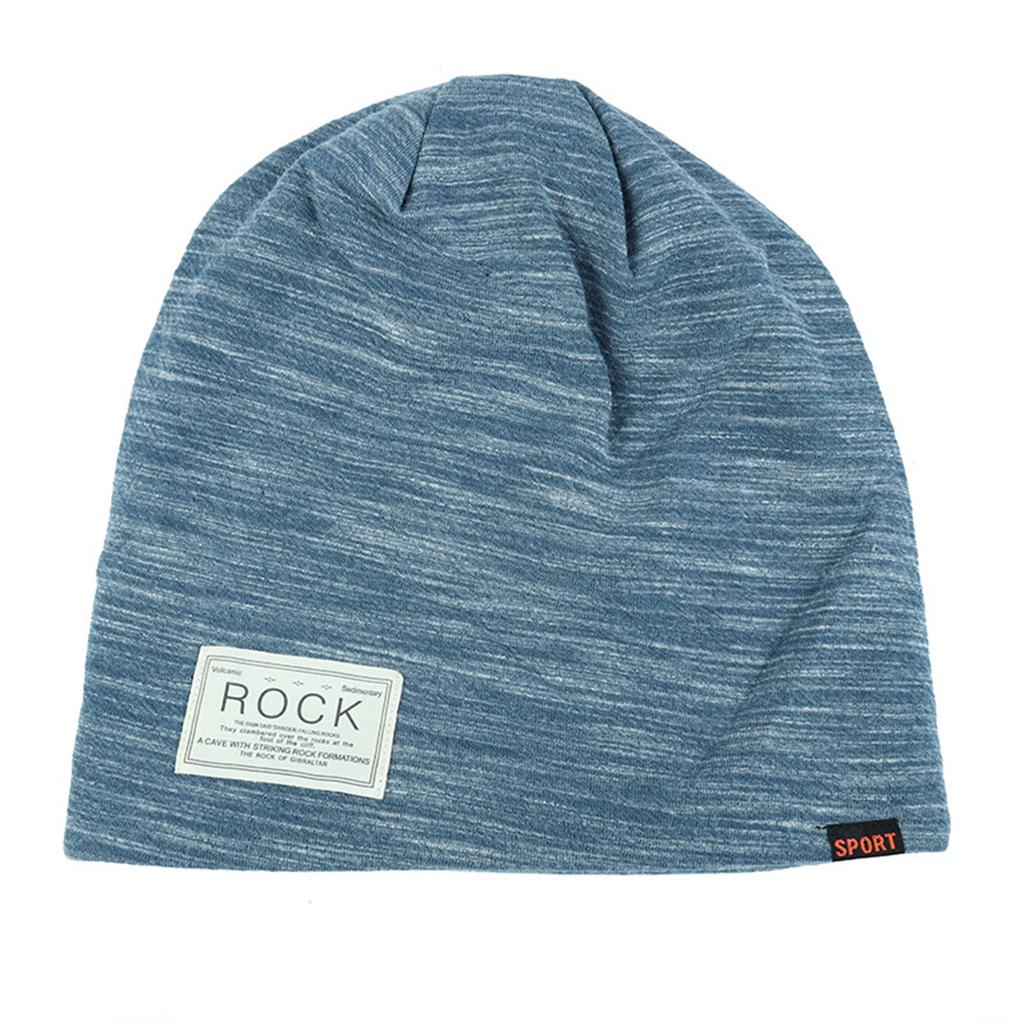 Beanie Hats For Women Men Cotton Warm Anti-slip Headwear Cap Casual Stretch Sleep Turbans Hats For Travel Running