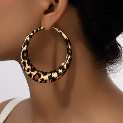 Fashion Nice Leopard Drop Earrings For Women