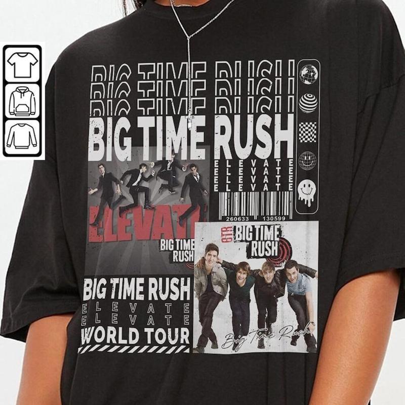 Big Time Rush Shirt, Cant Get Enough Tour 2023  Album  BT79 Unisex T-Shirt S