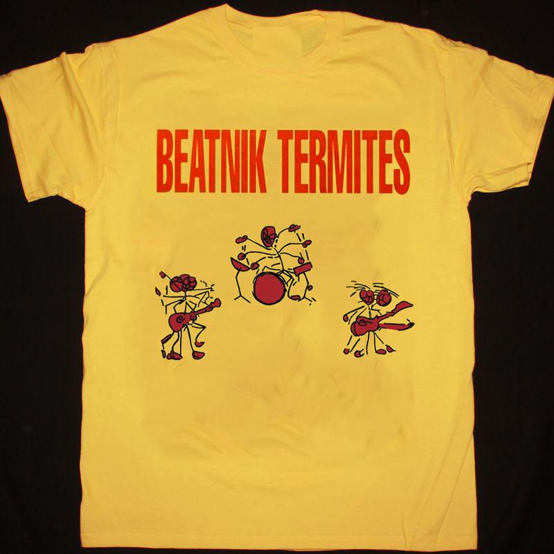 Beatnik Termites  Self Titled Short Sleeve Yellow All Size TShirt AE29 Unisex T-Shirt XXXXL
