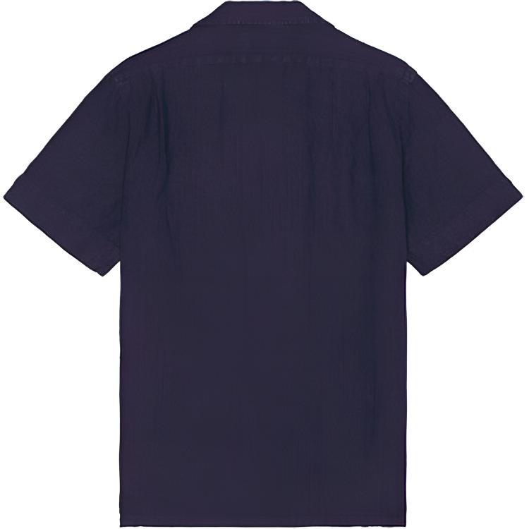 Polo Ralph Lauren Solid Color Single-Breasted Short Sleeve Shirt Men Shirts Navy-Blue 710962261-003