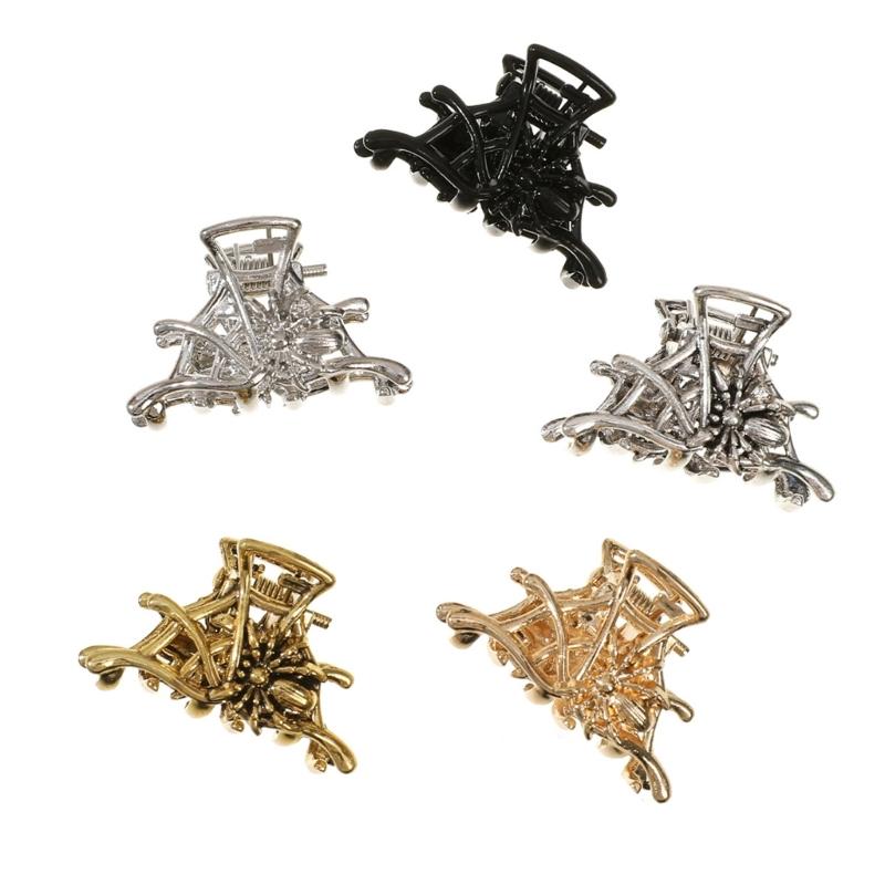 

5pcs/set Funny Arachnid Skull Hair Clip Zinc Metal Hairpin Secure Grip Lightweight Halloween Party Accessories 1