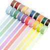 YUBBAEX Volume 20 Plain Masking Tape Set Colors Rainbow Washi Art DIY Crafts Bullet Journal Supplies Planner Scrapbooking Cards Gift Wrapping