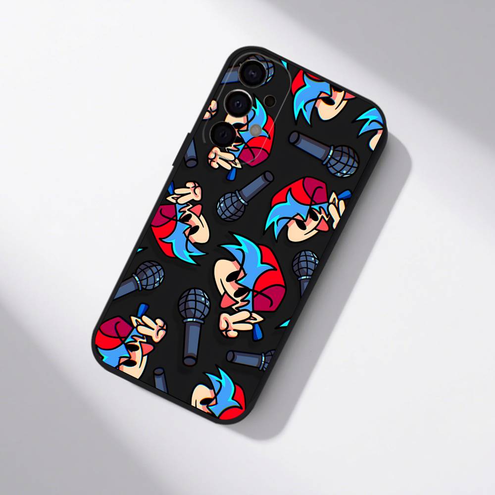 Game F-Friday Night Funkin Phone Case For Samsung S25,S24,S21,S22,S23,S30,Ultra,S20,Plus,Fe,Lite,5G Black Cover