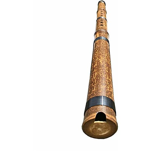 Yamamoto Bamboo Crafts (YAMAMOTOTAKIZAYIKUYA) G Key Model CX111 Dosho Bamboo Flute (Beginner) with Cow Horn Design