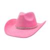 Vegan Suede Hat fishbone shape 9.5cm Wide Brim Fedora Hat Men's and Women's Autumn and Winter Felt Jazz Hat Classic Church Hat