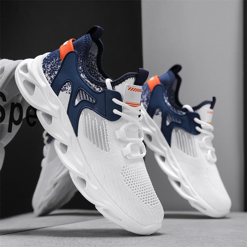 

Men s shoes summer casual sports fly-woven shoes student outdoor fashion dad shoes men s mesh breathable shoes 44