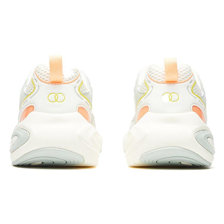 Anta Low Top Running Shoes Women Sneakers White Orange 122025590-2