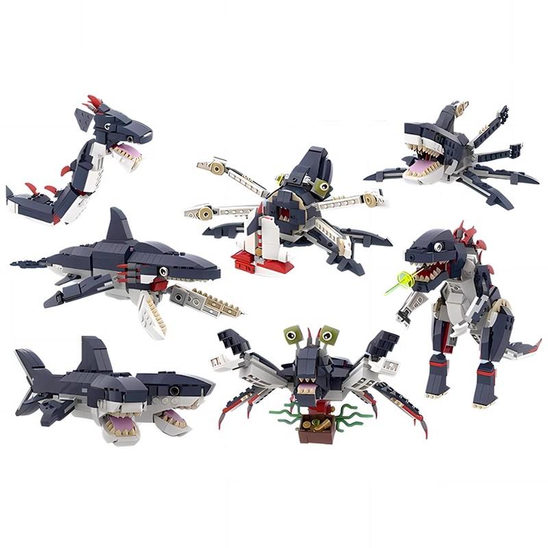 Bricklink Fikirler Subnautica Derinlerin Canavarları 31088 Deniz Aç Kurt Dünya Yaratıcı Yapı Blokları Çocuk Oyuncakları Noel Hediyesi