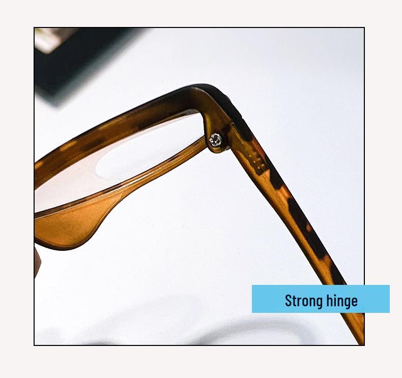 Korean Style Simple Round Women's Eyeglass Frames, Literary No-Makeup TR90 Glasses 17160